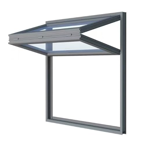 Ventana multiusos personalizable gris con acabados de alta resistencia 2