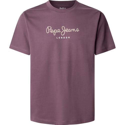 Pepe Jeans Herren Eggo N T-Shirt, Lila, S – Ansicht 4