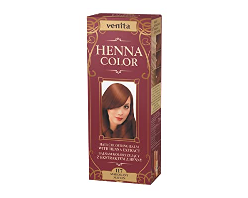 Venita Henna Color Haarfärbemittel, 117 Mahagoni, 75 ml