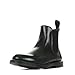 Dr. Martens Women's Leather Flora Chelsea Ankle Boot, Black, 4 UK/6 US