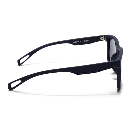 Image of EYEJACK by Voyage UV Protected & Polarized Square Sunglasses for Men & Women