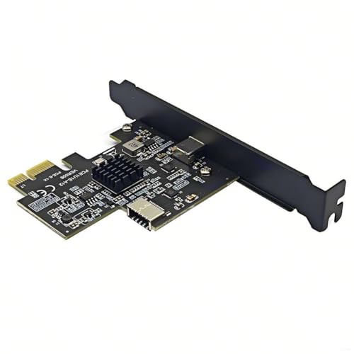 Tarjeta PCIe a USB C y Type E de 10Gbps ASM3142 Controlador Interno para PC 4