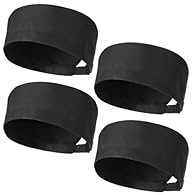 PACKAGE CONTENT: 4 pcs adult black kitchen hats are contained in this chefs hat kit. Enough for your daily use and replacement ADJUSTABLE CHEF HAT: With a back adjustable strap that can be adjusted according to different head circumference sizes, thi...