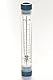 THERMIS Rohrschwimmer-Durchflussmesser LZM-15G für die Messung von Flüssigkeiten (Wasser) Vertikal G1/2, Ø 15mm, Durchflussmenge 1,8-18 l/min
