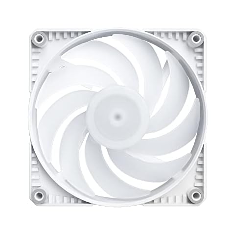Phanteks (PH-F120SK_DRGB_PWM_WT01_3P) SK120 DRGB PWM Fan 3Pack - 3X 120mm Fan, high Airflow Nine-Blade Design, DRGB Lighting, Rubber dampening washers - White  Cover