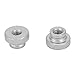 Mavaol Carbon Steel Knurled Thumb Nuts, 1 10 Piece Set, Easy Grip, Threaded for Machinery, Hand Tighten Fasteners for Industrial Assembly (M3) 10pcs