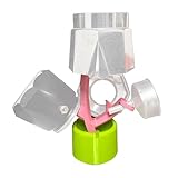 Billg Escurreplatos Cafetera Italiana Induccion Cafetera Italiana Electrica Pequeña Función de Drenaje Automático Escurridor de Platos Diseño Flexible Impreso en 3D Que Ahorra Espacio