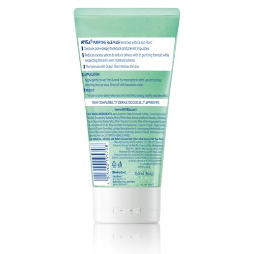 Nivea Purifying Facewash, 150 ml, 5.07 oz - India