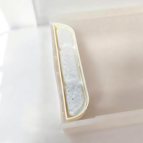 Image of Bird Bath for Cage Filter Pad, Indoor Cockatiel Bathtub Shower Filter, Parrots Shower Accessories for Bird Bath Cage, Automatic Cleaning Supplies Shower Room Filter