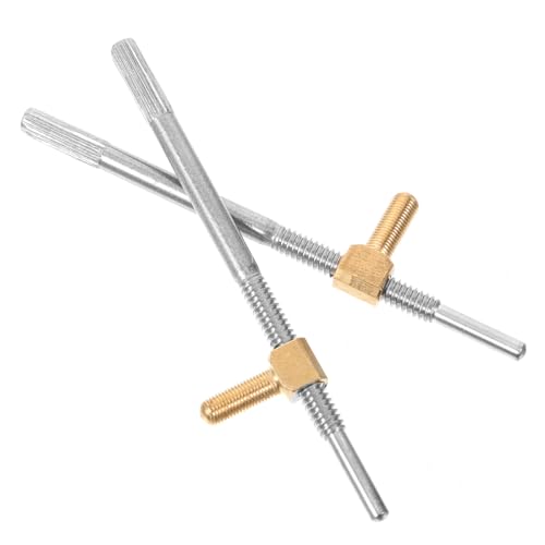 FRCOLOR 2 piezas Tornillos para Arco de Violín Profesionales Accesorios de Metal Duraderos para Reparación y Reemplazo de Partes de Arco Violín