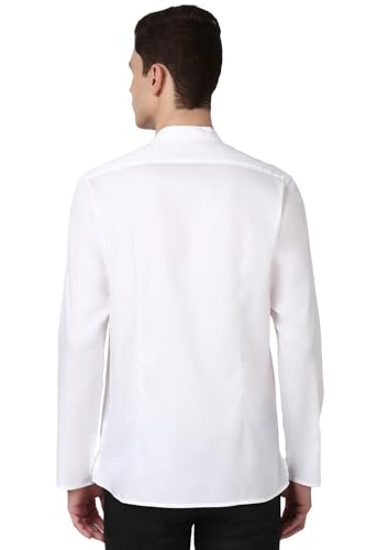 Image of Peter England Men Cotton Regular Fit Everyday Festive Solid Short Kurta