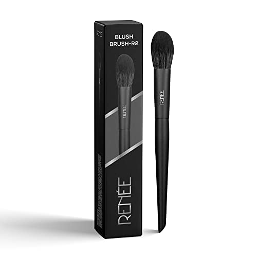 RENEE Makeup Blush Brush R2 l Soft, Dense Bristles for Flawless Look | Quick Use, Even Coverage & Smooth Finish | Easy Application, Travel-Friendly | Ideal for All Skin Types