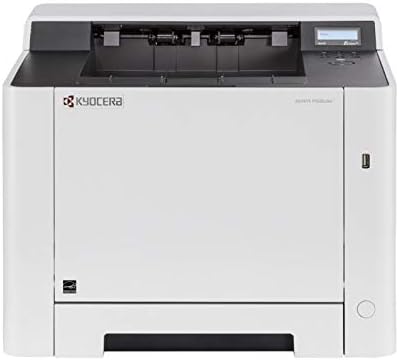 Kyocera ECOSYS P5026cdw Color Network Laser Printer, 27 ppm, Standard 1200dpi, Standard Duplex, Gigabit Ethernet, USB, Wireless & Wi-Fi Direct, Mobile Print, 512 MB Memory, 2 Line LCD Screen