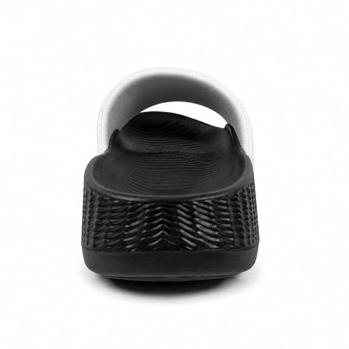 Image of Men's Cloud Foam Slides Slippers | Lightweight Comfortable Bathroom Slides for Men | Soft Cushioned Anti-Slip Daily Wear Sandals | Indoor Outdoor Casual Footwear