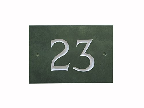 Green Slate House Number (1-99) (No 23) — image 1