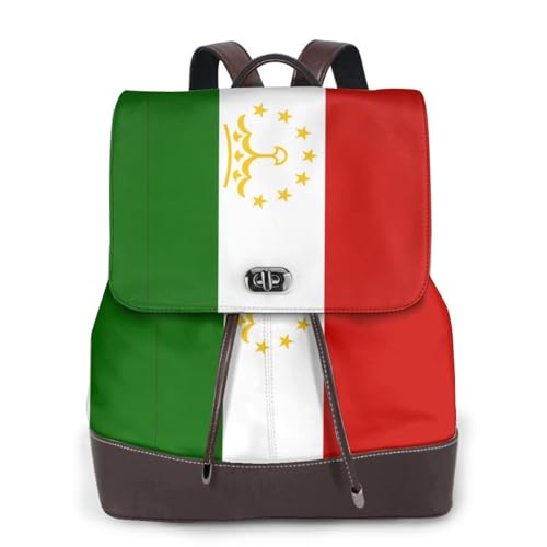 Sac à dos en cuir Tadjikistan pour voyager et travailler