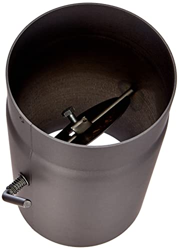 Kamino - Flam Kachelpijp met Throttle, Staal, Grijs, 150 mm - Afbeelding 3