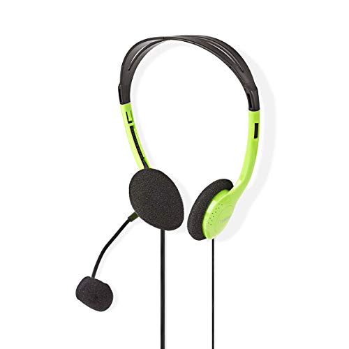 Nedis PC Headset, Stereo Sound with Fold-Away Microphone, Adjustable Headband Fits Every Head, Soft Comfortable Ear Cushions - Image 4