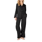 Amazon Essentials – Amazon Essentials Damen Satin-Pyjamaset Mit Hemd Und Hose, S