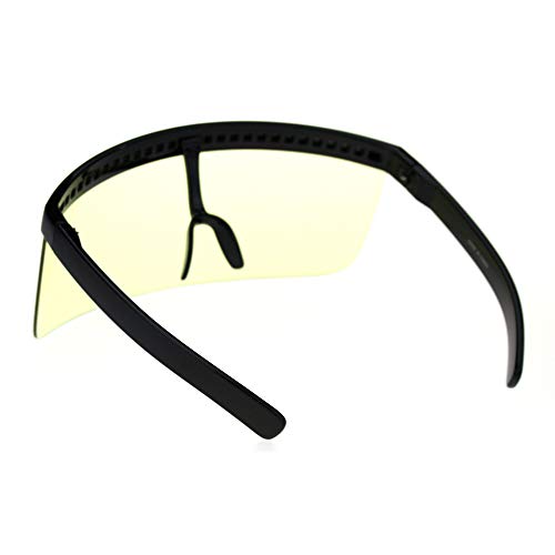 Mask Visor Welder Style Oversize Shield Flat Top Sunglasses4