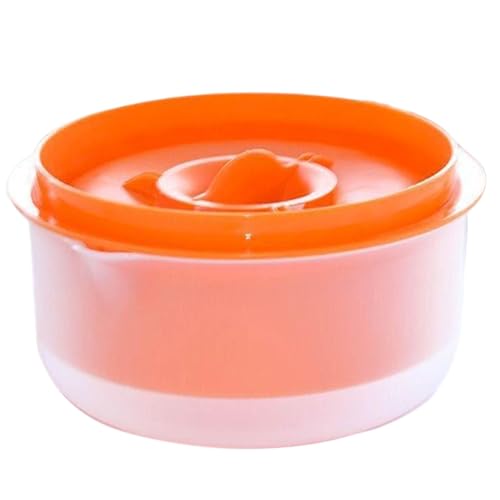 Separador de huevos, contiene 5 huevos, separador de huevo de plástico de plástico de de 5x3 Extractor de tamiz, naranja, naranja