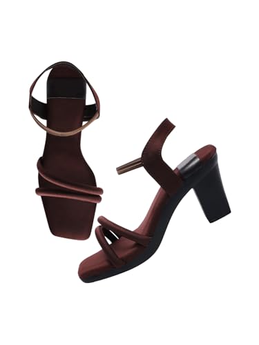 Image of TRYME Block Heels Perfect for Every Occasion, Elegant Party Heel Sandals for Women & Girls