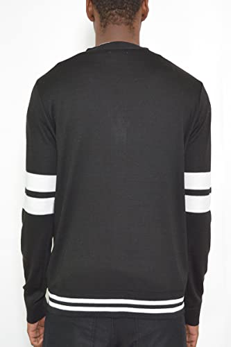 WEIV GEAR Men’s Sweater Cardigan – Classic Knit Long Sleeve Button Down Stripe Casual Soft Knitted Top3