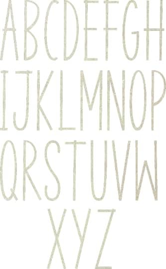 Wooden Letter 9" Blank A Mother Burger Font MDF DIY Craft