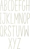 Wooden Letter 1' Blank & and Symbol Mother Burger Font MDF DIY Craft