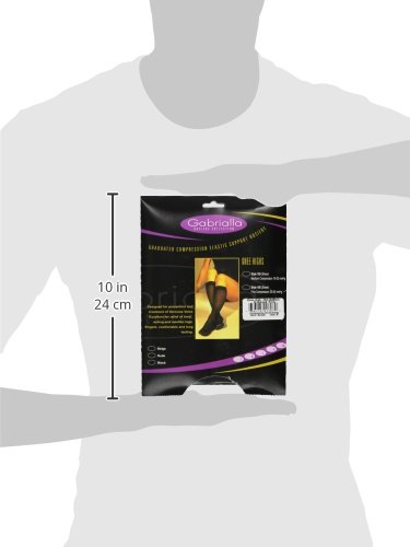 Image of GABRIALLA Microfiber Graduated Compression Knee High Stockings (25-35 mmHg) H-304 2 Pack