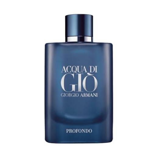 GA - Perfume Acqua di Giò Profondo Masculino, Eau de Toilette, 100 ml e 200ml, Aquático Aromático, Notas Marinhas e Cítricas (100ml)