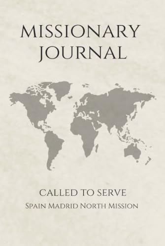 LDS Missionary Journal for Elders and Sisters: Spain Madrid North | Gift for Mormon Missionaries | Farewell Present | 6"x9" Lined Notebook 140 Pages | ... Essentials | Daily Reflection & Keepsake image 2