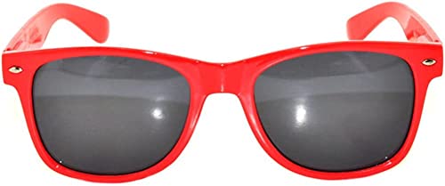 Image of OWL Retro Style Sunglasses 80's Classic Vintage Unisex Nerd Colored Frame