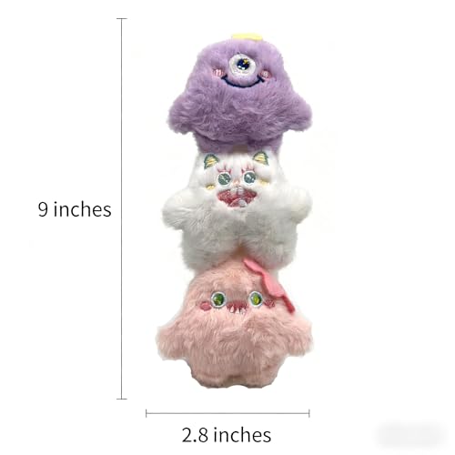 Image of Baby Car Seat Neck Cover, Baby Strap Pad, Car Seat Strap Cover, Car Seat Belt Cover Boy Girl, Baby Neck Pad Protector, Car Strap Pad Fleece, Belt Pad Plush Doll, Seat Belt Pads (Purple, White, Pink)
