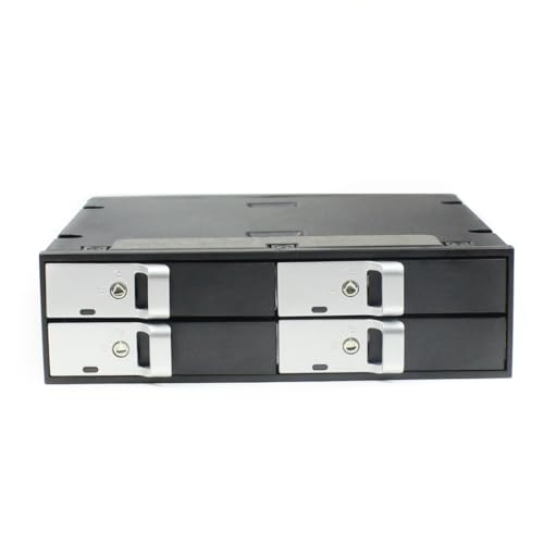 Caja externa para 4 discos 2.5 pulgadas SATA 6Gbps metal miniatura 2