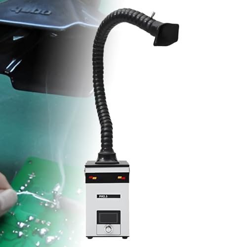 Estrattore di fumi con filtro dell'aria a 3 fasi, assorbitore di fumo per saldatura, incisione laser e postazioni di lavoro per chiodi, efficiente sistema di filtrazione dell'aria