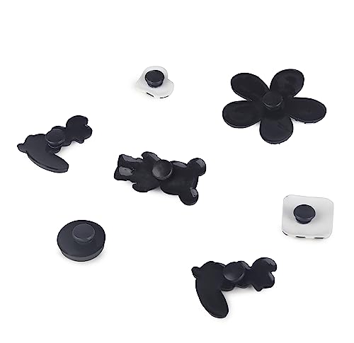 Image of CASSIEY Polyvinyl Chloride Shoe Jibit Charms Clog Pack Of 2, 5, 6, 7, 9, 10, 12,14 Pcs Different Characters Used To Decorate Clogs Shoes For Rounded Holes Charms For Shoes