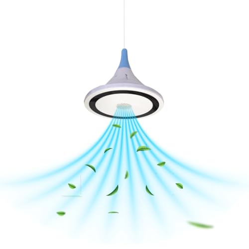 Invisible 13 Inch Ceiling Fan for Home| Decorative ceiling fan | Rust Resistant | Strong and Powerful Motor | 2 Years Warranty | White - Pack of 1