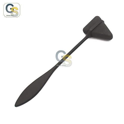 G.S Tactical Black - Taylor Tomahawk Reflex Hammer for NEUROLOGICAL Examination - Ideal for Students, Nurses, Doctors, Medics, EMT and More Best Quality
