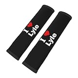BDVBDJ I Love Lyle Car Seat Belt Cover Pad for for A More Comfortable Driving Car...