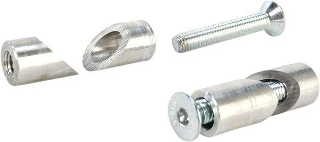 ATV&UTV Replace Parts & Accessories for Moose Outer Handguard Mounts Twinwall Silver Mod-BBM45-FV26247