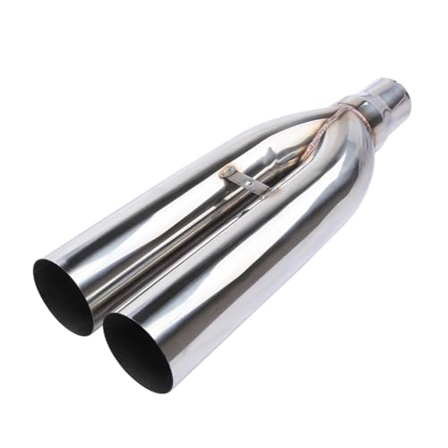 Embouts d'échappement universels doubles à souder 19" pour supprimer la rouille arrière