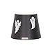 Zafferano, Poldina Cover Edizione Speciale Halloween, Paralume in Metallo per Lampada da Tavolo, Compatibile con le Lampade Poldina, Design in Italy, Ø11.4 x 8.9 cm, Color Nero - Decoro Fantasmi immagine