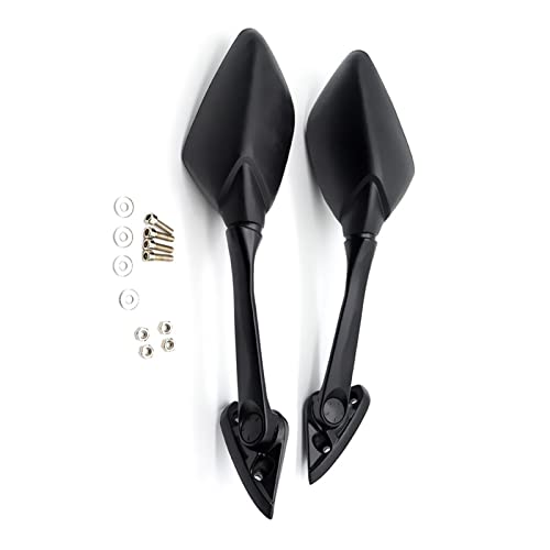 Rétroviseur Angle Mort Moto Yamaha YZF R3 R25 Pliable Noir Miroir Convexe