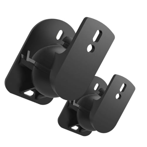 BESTonZON 1paio Supporto Parete Per Casse Acustiche Design Elegante Capacità Facile Installazione Con Kit Completo Compatibile Con La Maggior Dei Tipi Di Altoparlanti Per Cinema Domestico e