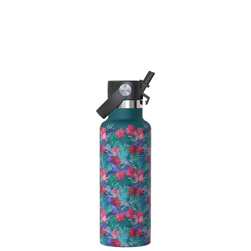 Super Sparrow Water Bottle Stainless Steel 18/10 - Ultralight Metal Water Bottle - 500ml - Insulated Water Bottles - Water Bottle with Straw Lid - Flask for Gym, Travel, Sports