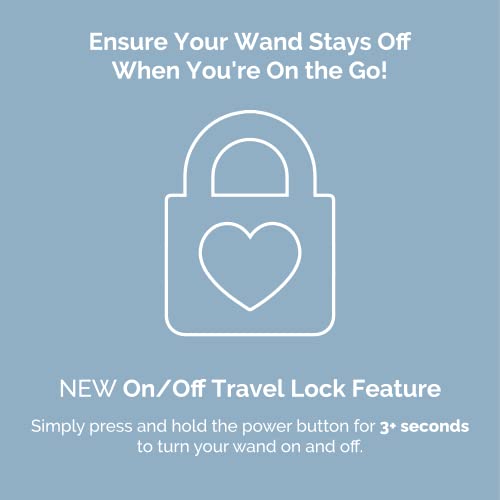 Vibrator Wand Sex Toys [Clit Stimulator Vibrators] Vibrator For Her | Sex Toy | Personal Wand Massager | 20 Patterns & 8 Speeds Of Pleasure | Quiet & Small | Female Adult Toys (Blue) #TOP1