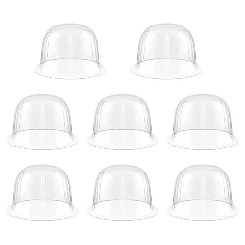 Bingche 30pcs Hat Stands Package Support Display Holders Dome Shape Protector Holder PVC For Home Shop