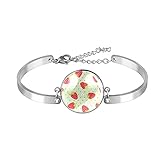 Diseño ajustable: a mujeres y niñas les gustan las pulseras cómodas con cierres de langosta fáciles de usar que se adaptan a la mayoría de tamaños de mujeres.