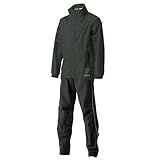 山城(yamashiro) Motor Samurai(モーターサムライ) バイク用 レインウェア ライダースストレッチ レインスーツ グレー Sサイズ MSR02